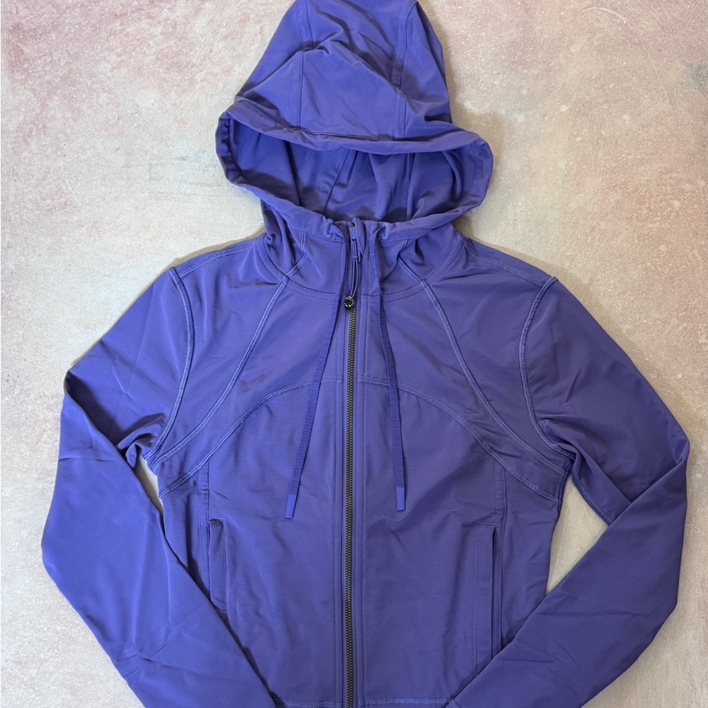 Lululemon Mesh Cropped Define Jacket Side Pleat Skirt Charged Indigo Set 4 Small